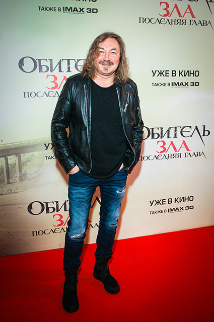 Игорь Николаев на премьере Обитель зла